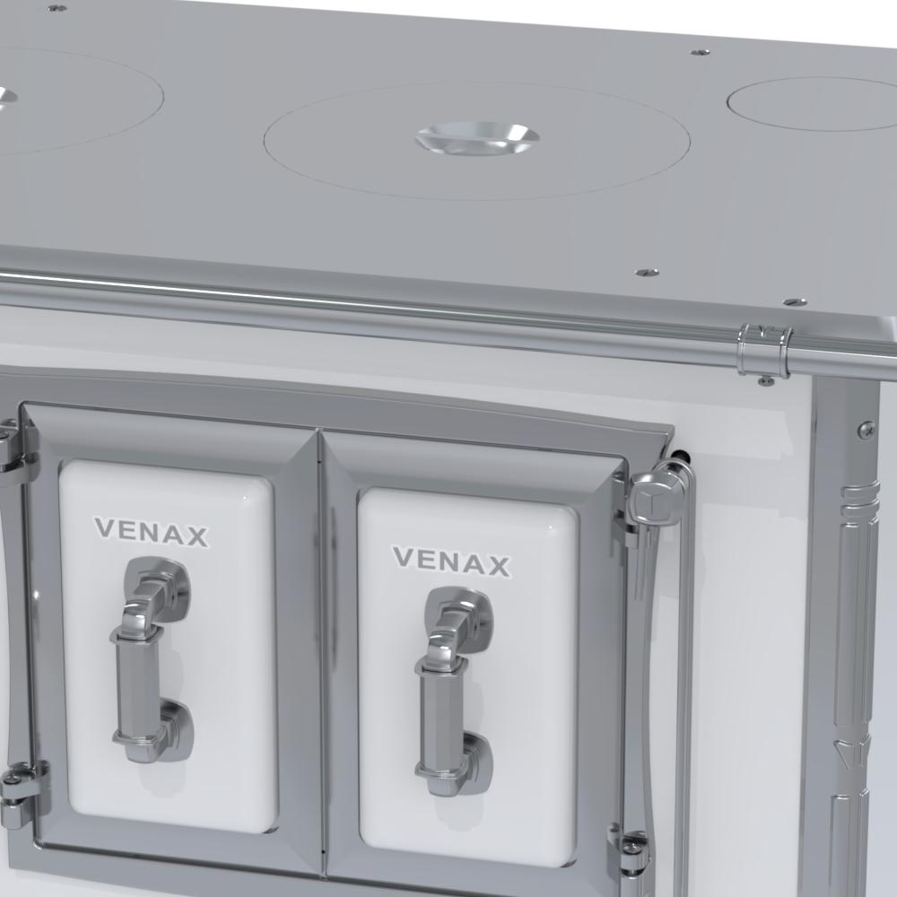 Fogao a Lenha Venax n 1 Sec XVIII Chapa de Aluminio Branco