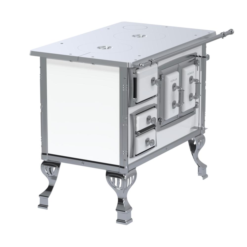 Fogao a Lenha Venax n 1 Sec XVIII Chapa de Aluminio Branco