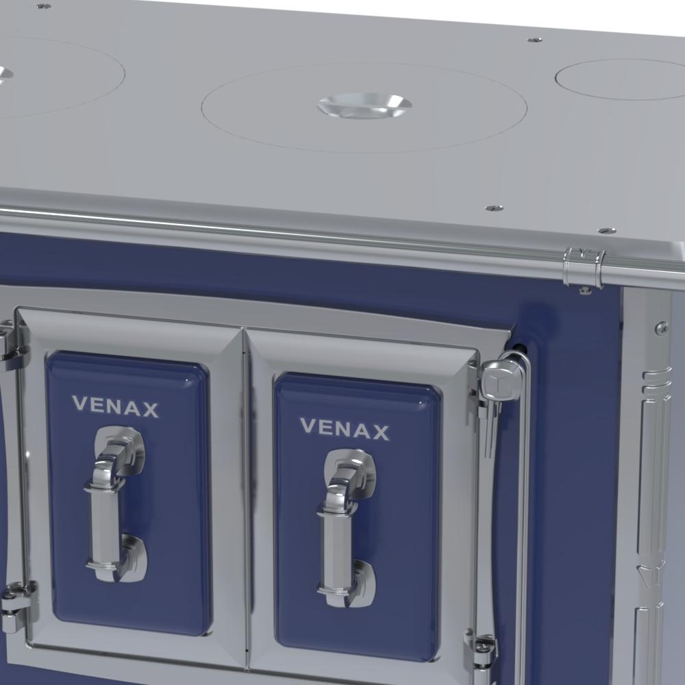Fogao a Lenha Venax n 1 Sec XVIII Chapa de Aluminio Azul