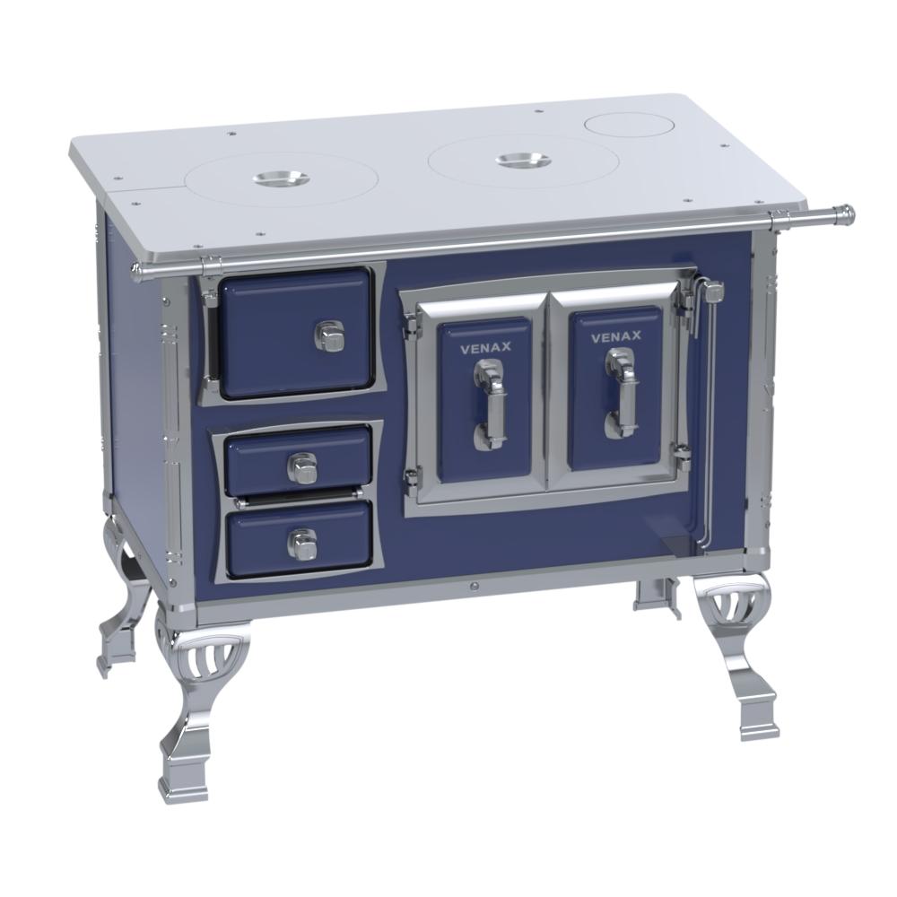 Fogao a Lenha Venax n 1 Sec XVIII Chapa de Aluminio Azul