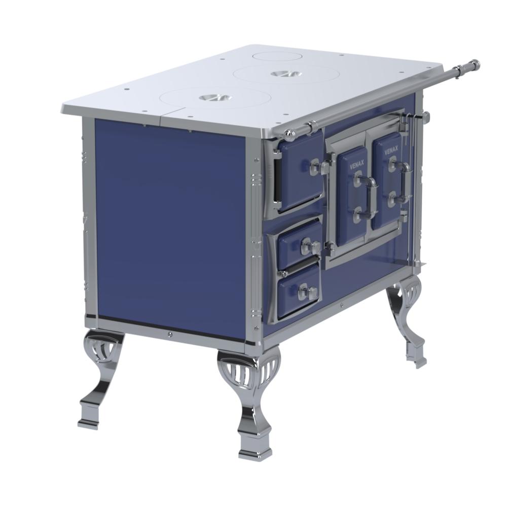 Fogao a Lenha Venax n 1 Sec XVIII Chapa de Aluminio Azul