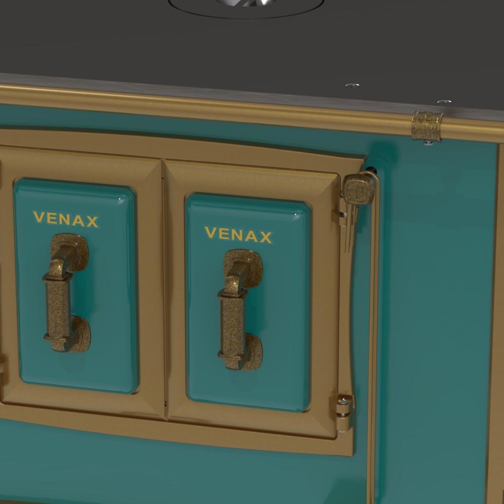 Fogao a Lenha Venax GII n 2 Renaissance Turquesa