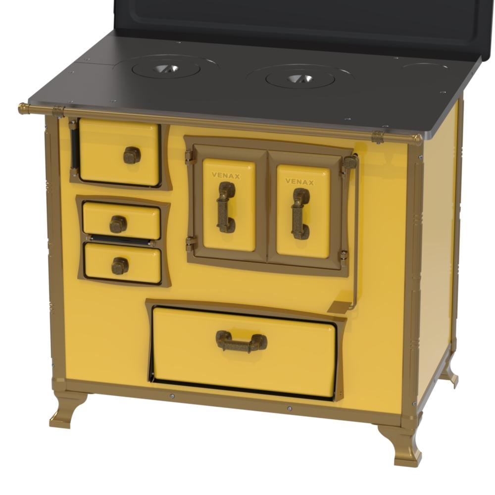 Fogao a Lenha Venax GII n 2 Renaissance Amarelo
