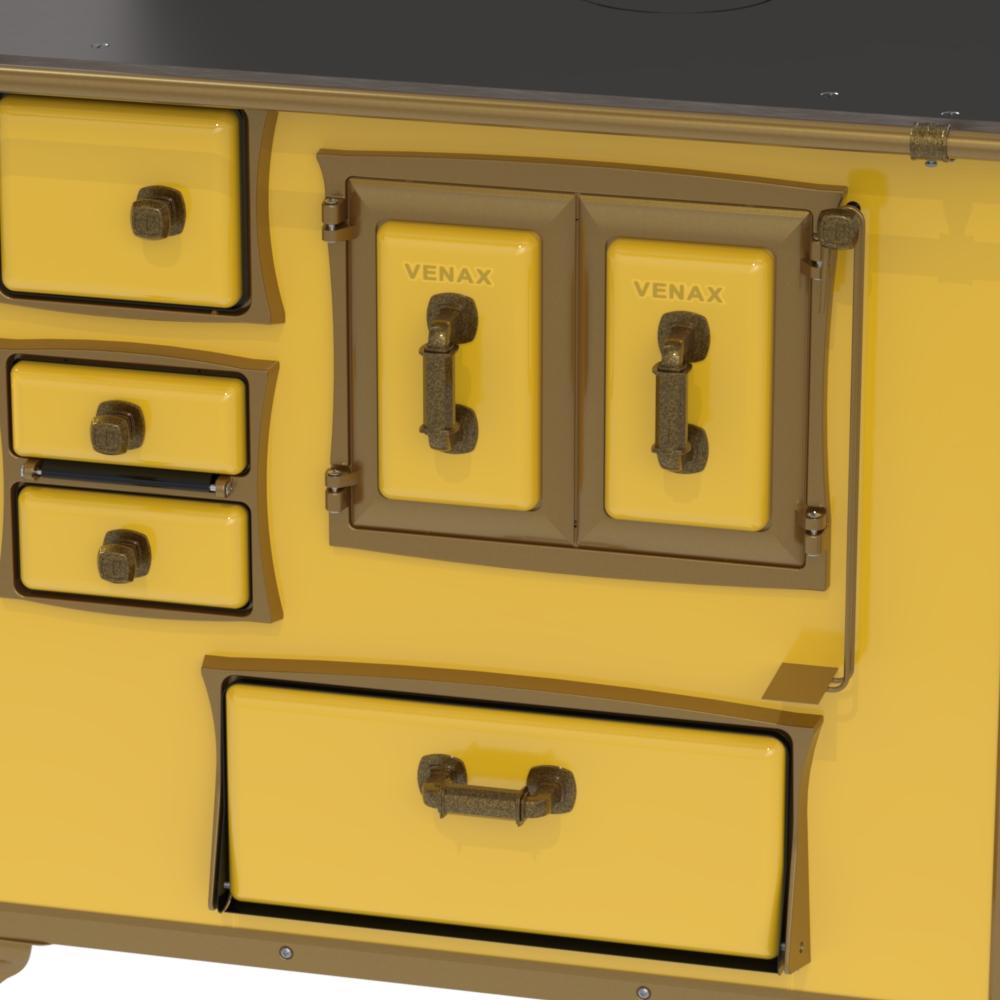 Fogao a Lenha Venax GII n 2 Renaissance Amarelo