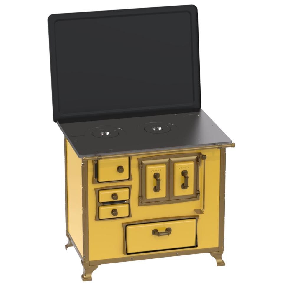 Fogao a Lenha Venax GII n 2 Renaissance Amarelo
