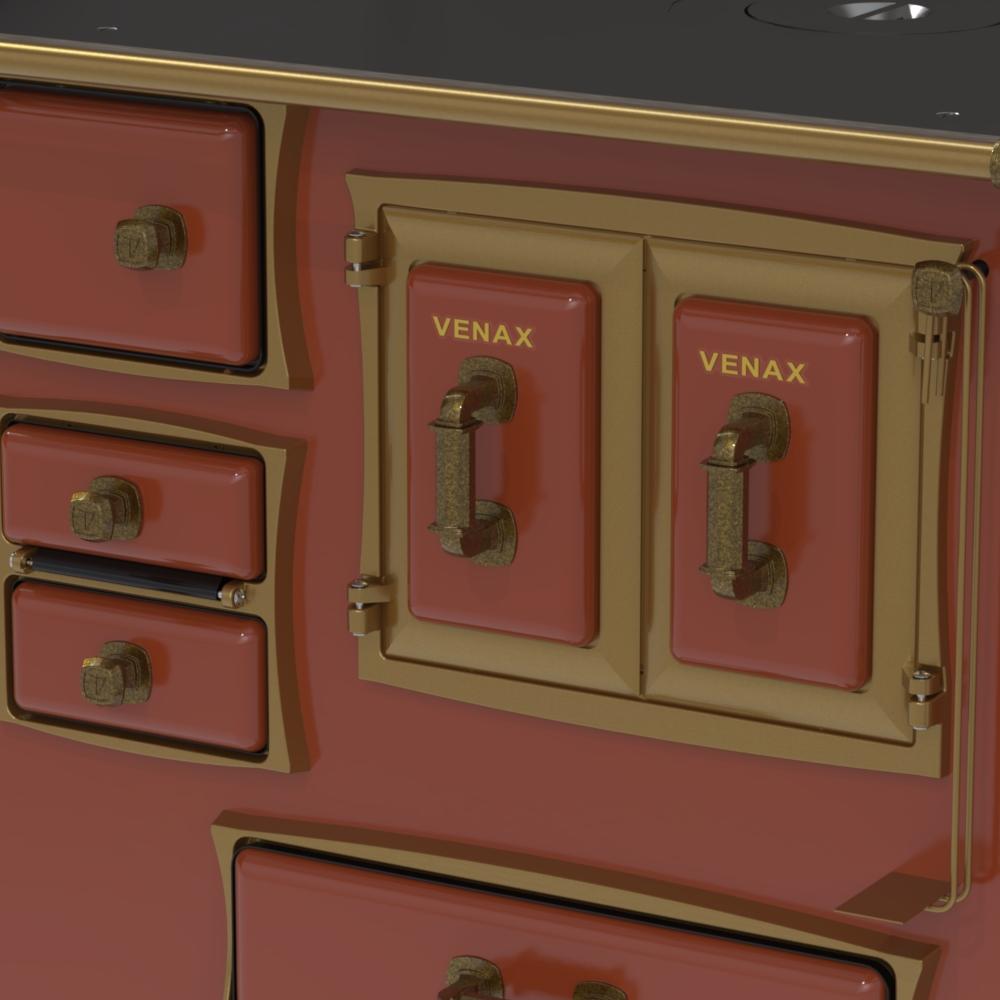 Fogao a Lenha Venax GII n 2 Renaissance Tabaco