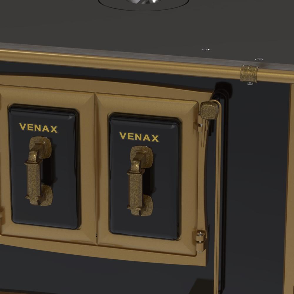 Fogao a Lenha Venax GII n 2 Renaissance Preto
