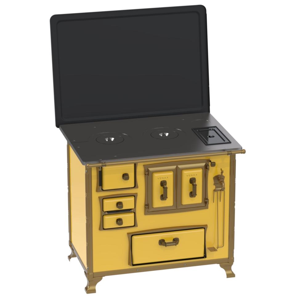 Fogao a Lenha Venax GII n 2 Renaissance Amarelo Cald