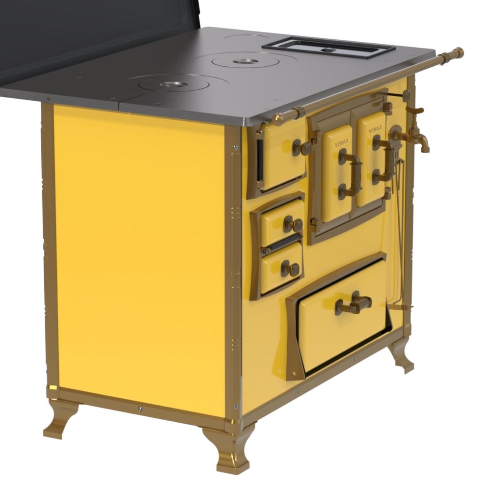 Fogao a Lenha Venax GII n 2 Renaissance Amarelo Cald