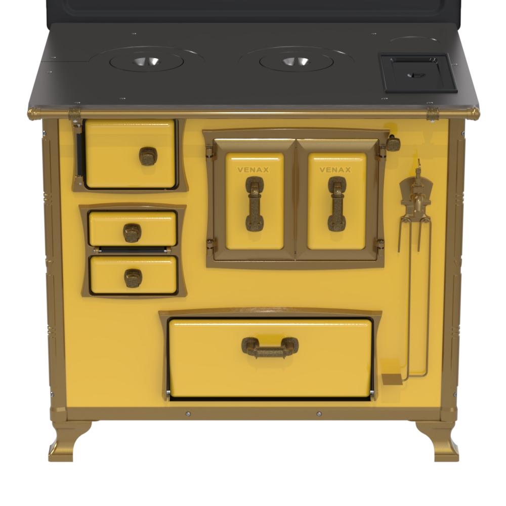 Fogao a Lenha Venax GII n 2 Renaissance Amarelo Cald