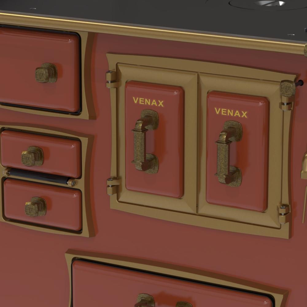 Fogao a Lenha Venax GII n 2 Renaissance Tabaco Cald