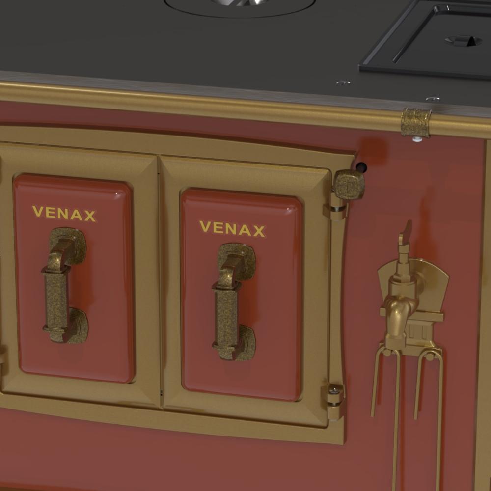 Fogao a Lenha Venax GII n 2 Renaissance Tabaco Cald