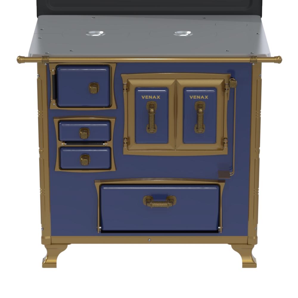 Fogao a Lenha Venax n 1 Renaissance Chapa de Aluminio Azul