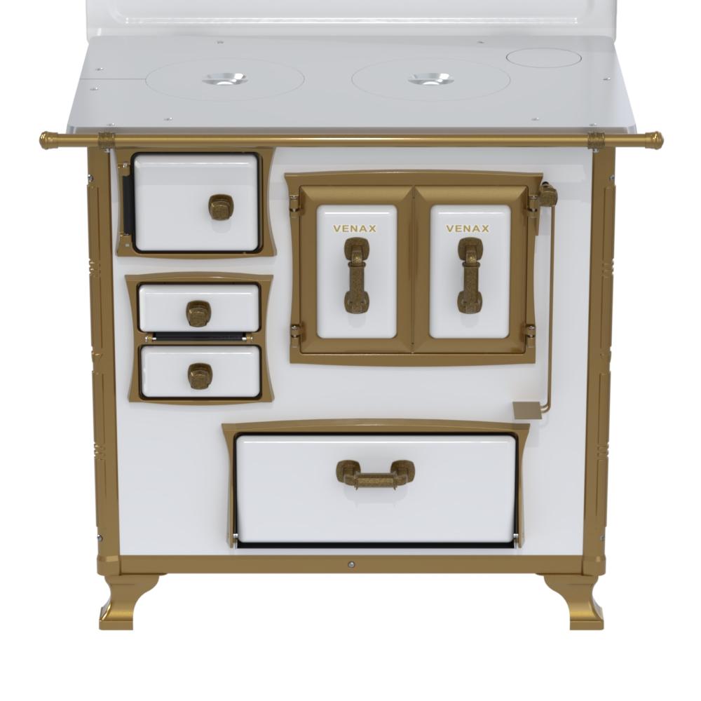 Fogao a Lenha Venax n 1 Renaissance Chapa de Aluminio Branco