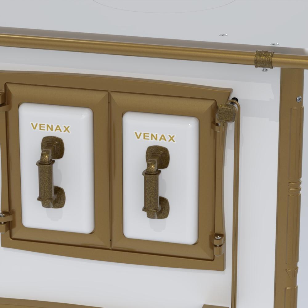 Fogao a Lenha Venax n 1 Renaissance Chapa de Aluminio Branco