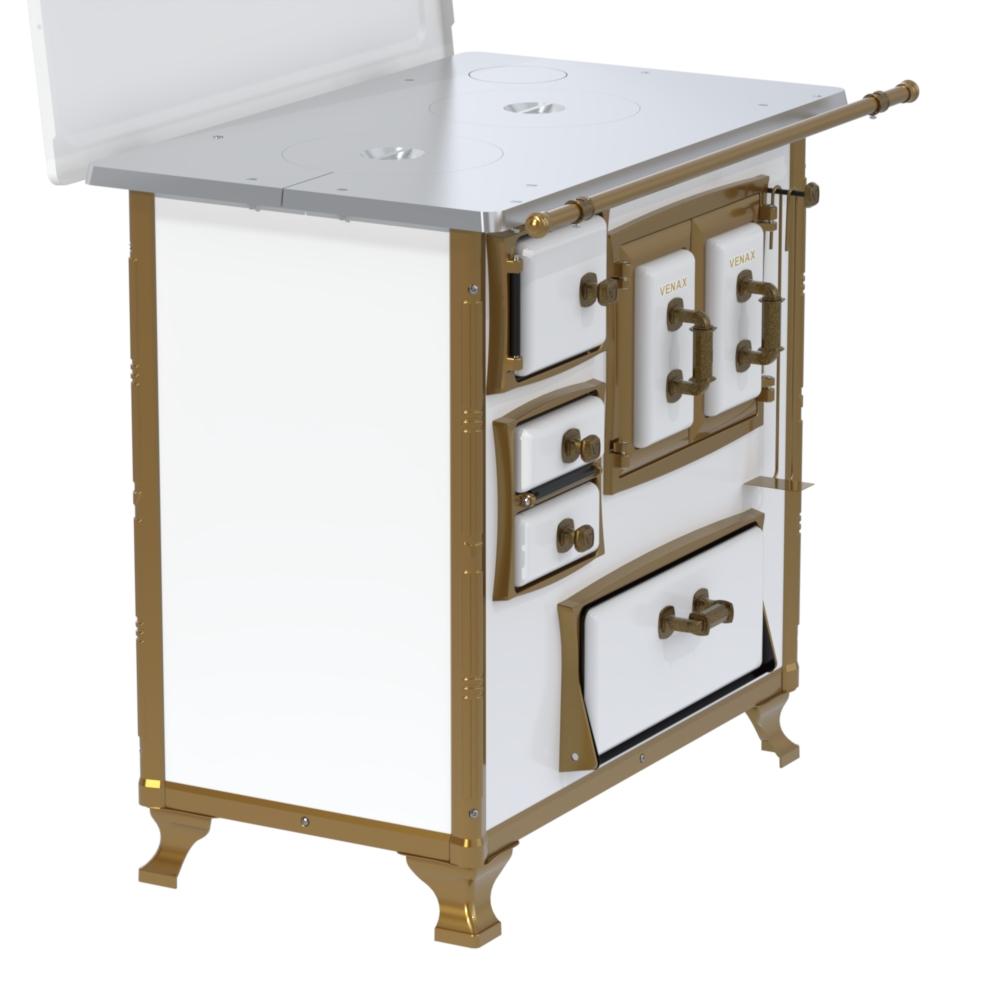 Fogao a Lenha Venax n 1 Renaissance Chapa de Aluminio Branco
