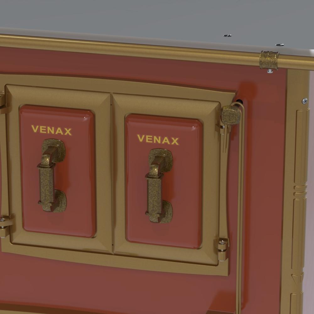 Fogao a Lenha Venax n 1 Renaissance Chapa de Aluminio Tabaco