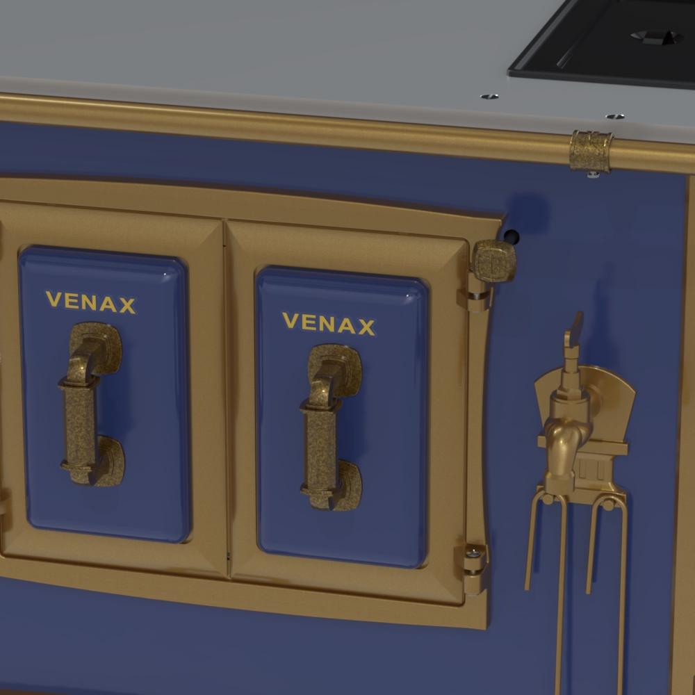 Fogao a Lenha Venax n 2 Renaissance Chapa de Aluminio Azul Cald