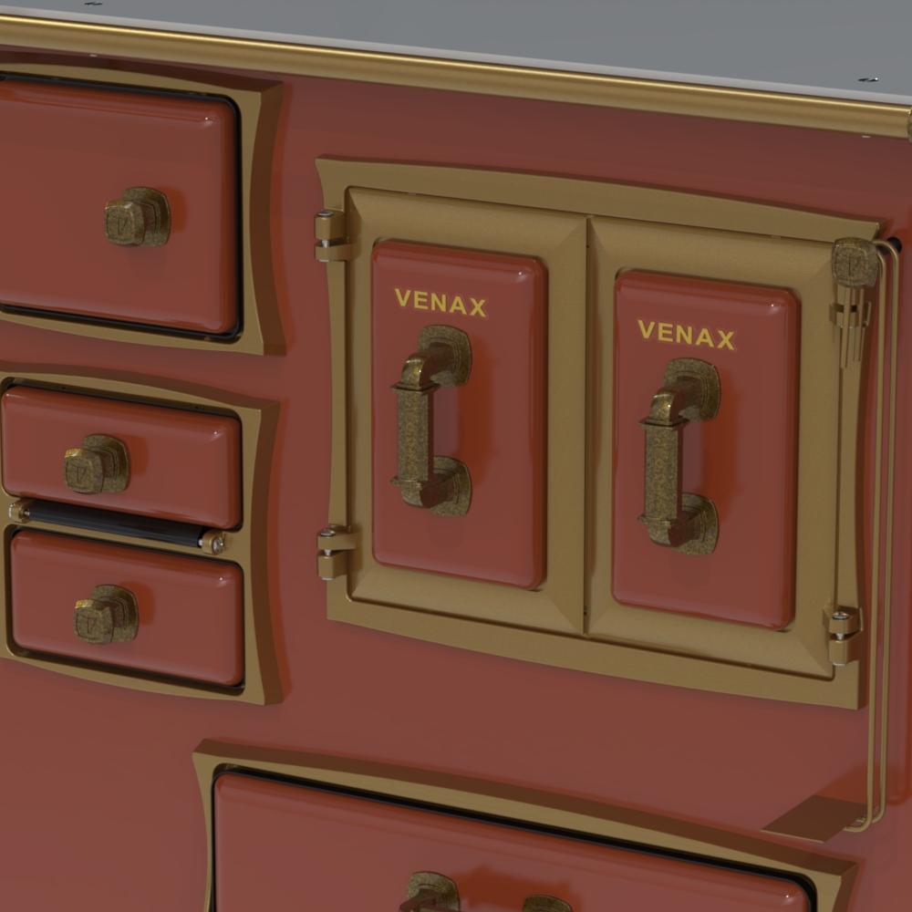 Fogao a Lenha Venax n 2 Renaissance Chapa de Aluminio Tabaco