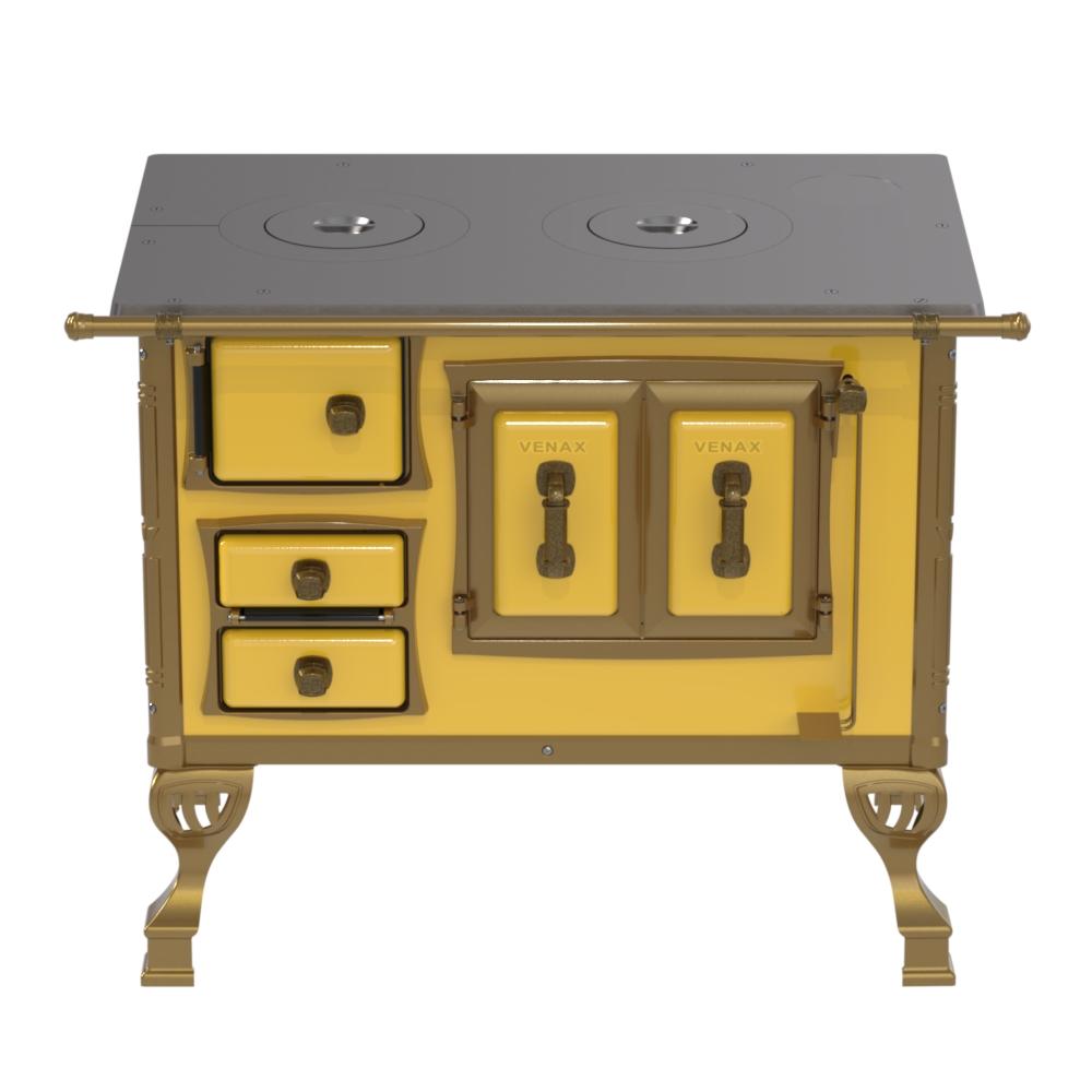 Fogao a Lenha Venax n 1 Colonial Amarelo