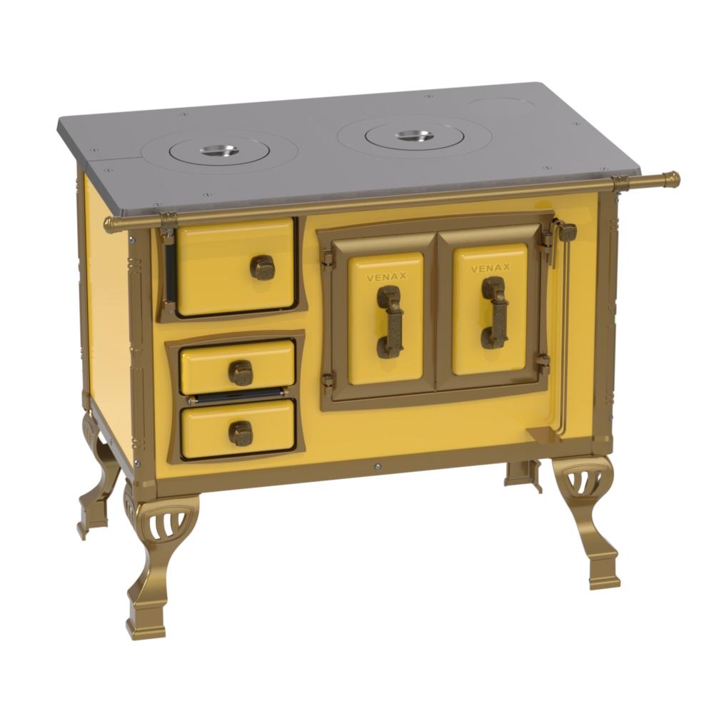 Fogao a Lenha Venax n 1 Colonial Amarelo
