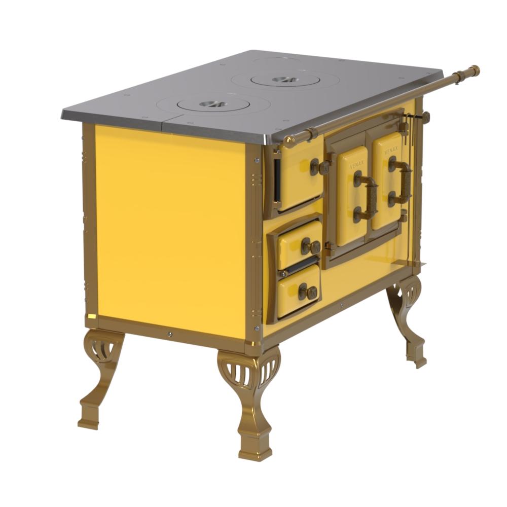 Fogao a Lenha Venax n 1 Colonial Amarelo