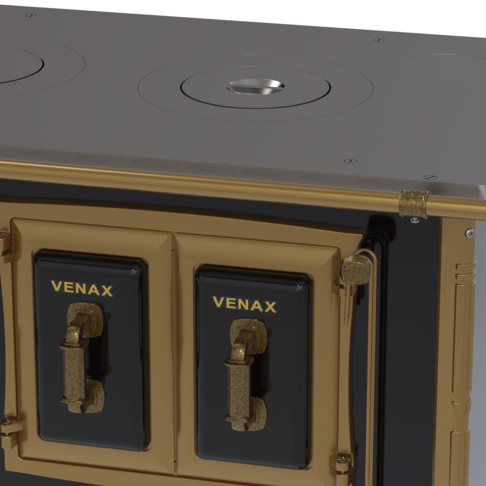 Fogao a Lenha Venax n 1 Colonial Preto