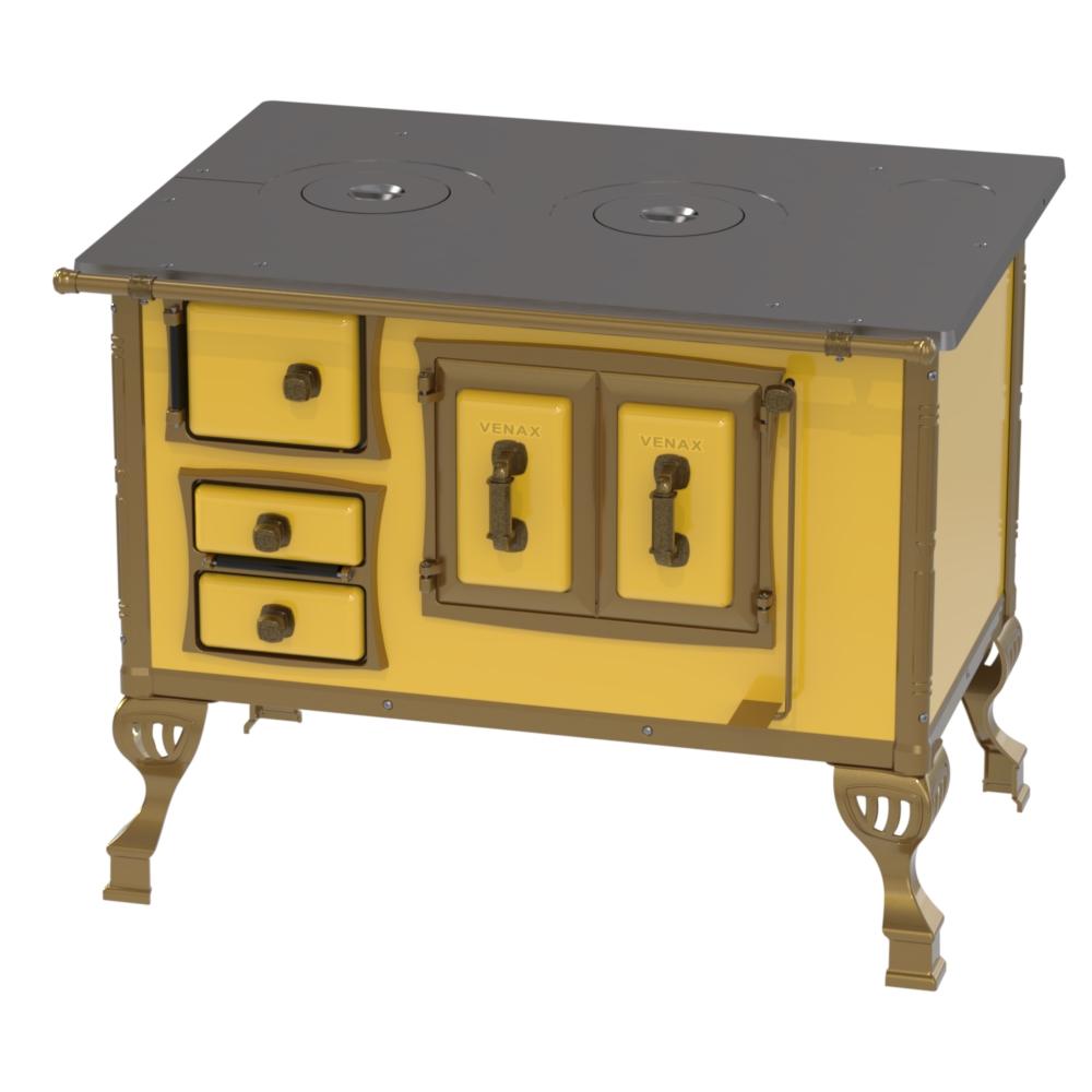 Fogao a Lenha Venax n 2 Colonial Amarelo