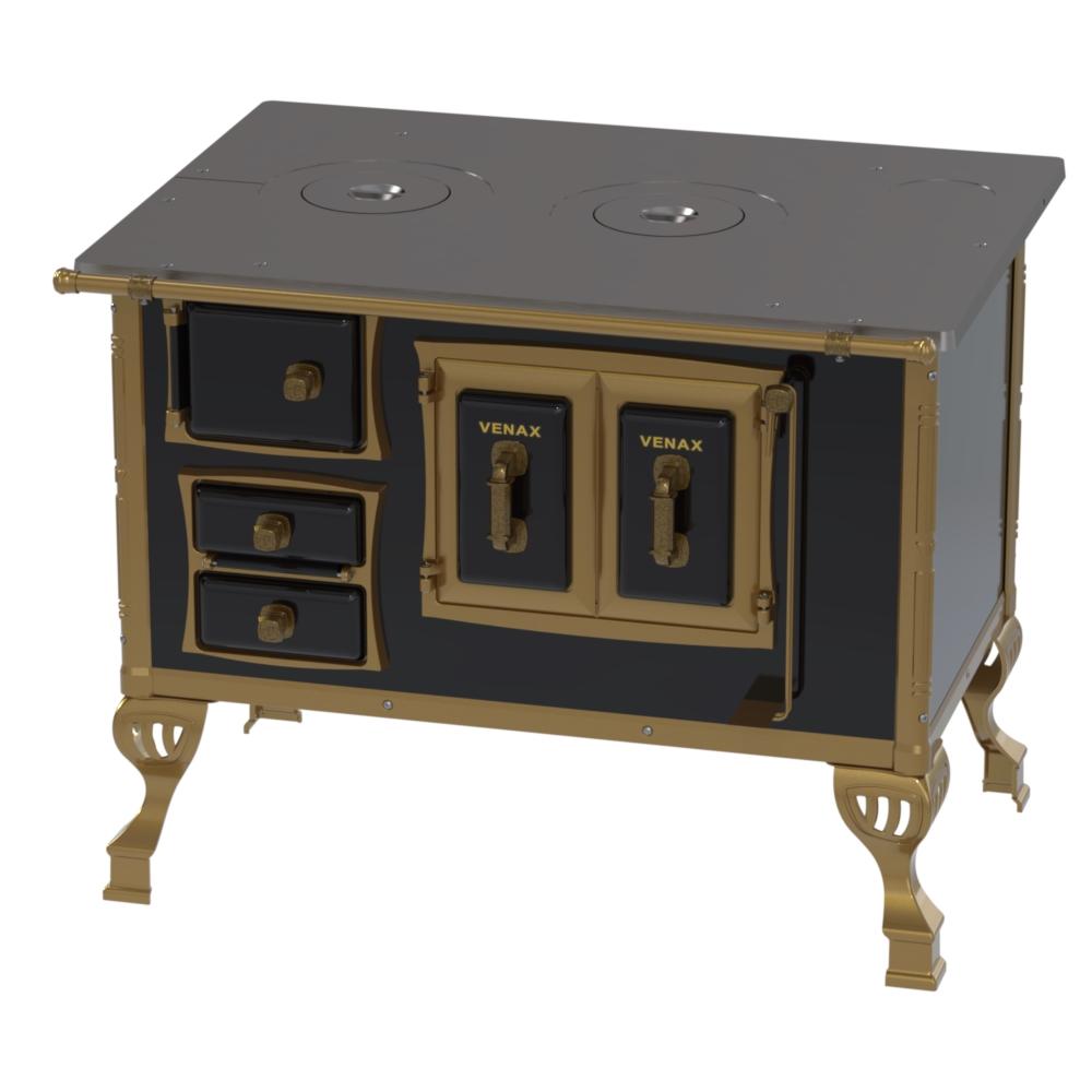Fogao a Lenha Venax n 2 Colonial Preto