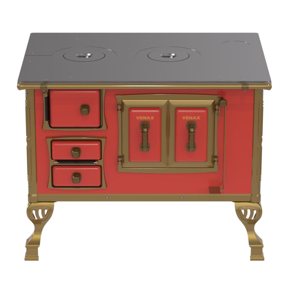 Fogao a Lenha Venax n 2 Colonial Vermelho