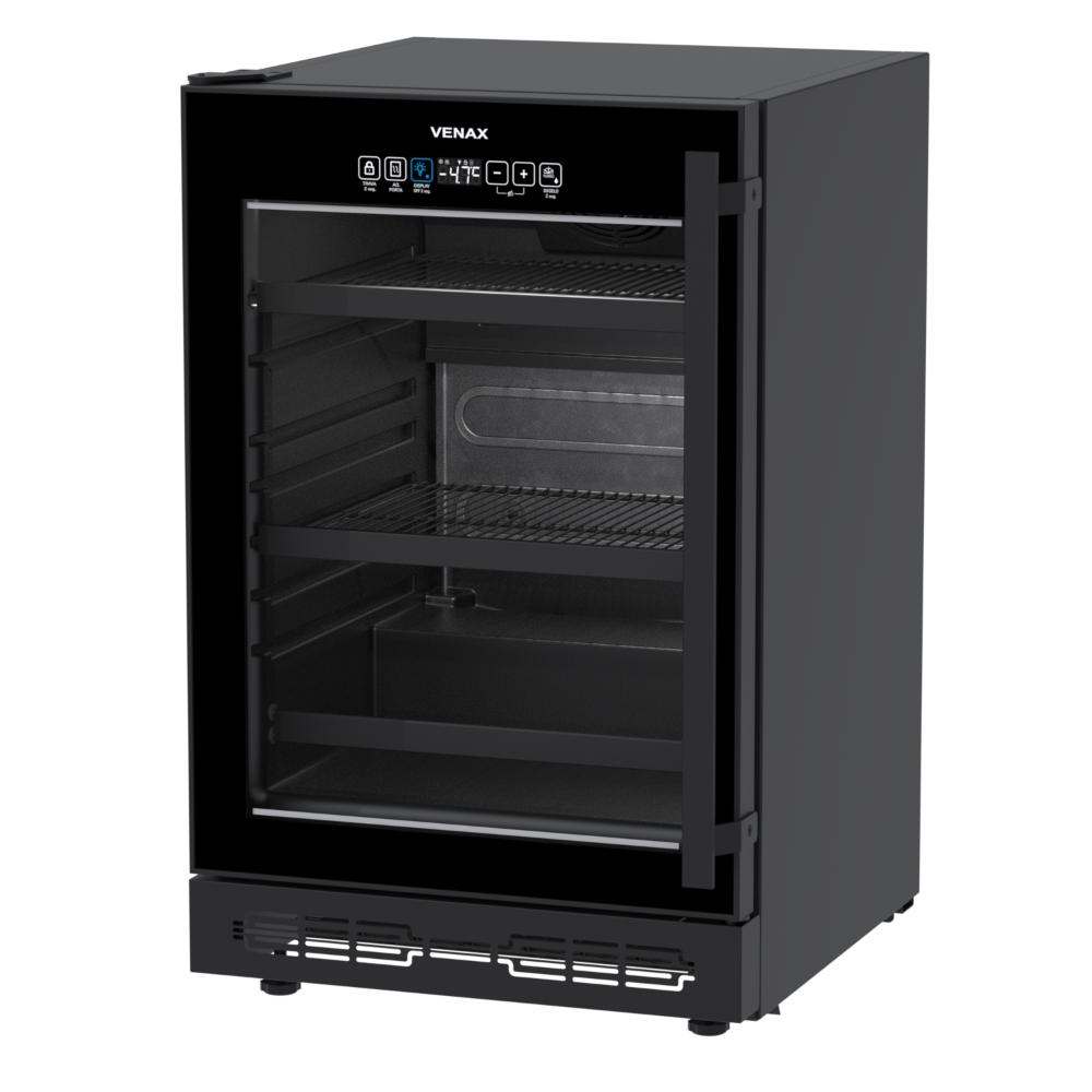 Cervejeira de Embutir Venax 82L Top Light Touch Preto Porta Invertida