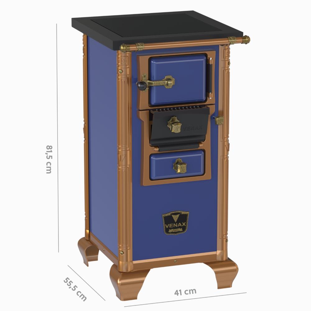 Fogao a Lenha Venax n 00 Imperador Premium Azul