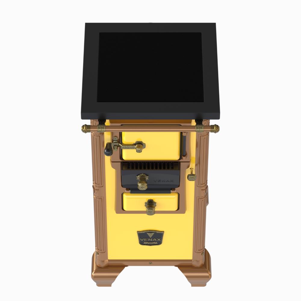 Fogao a Lenha Venax n 00 Imperador Premium Amarelo
