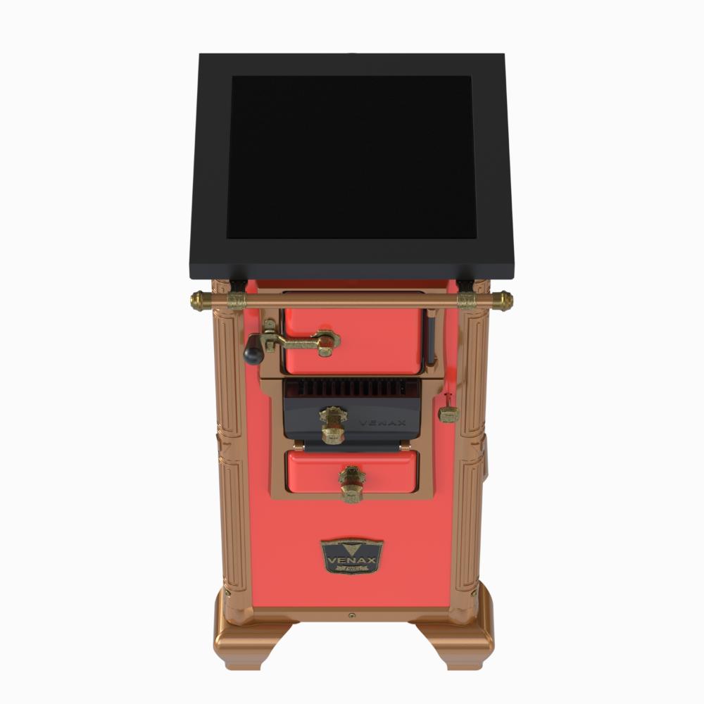 Fogao a Lenha Venax n 00 Imperador Premium Vermelho