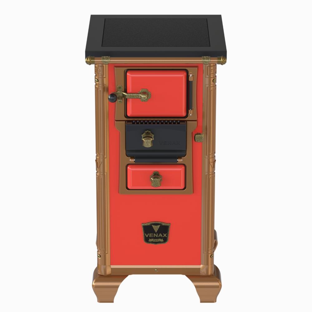 Fogao a Lenha Venax n 00 Imperador Premium Vermelho