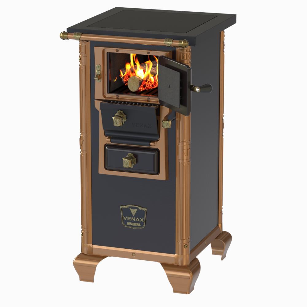 Fogao a Lenha Venax n 00 Imperador Premium Preto