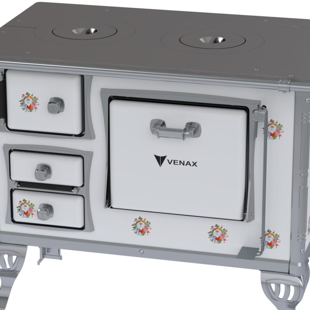 Fogao a Lenha Venax GII n 1 Branco Buque