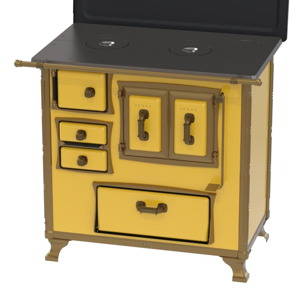 Fogao a Lenha Venax GII n 1 Renaissance Amarelo