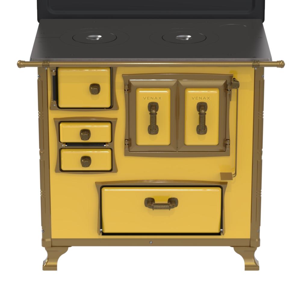 Fogao a Lenha Venax GII n 1 Renaissance Amarelo
