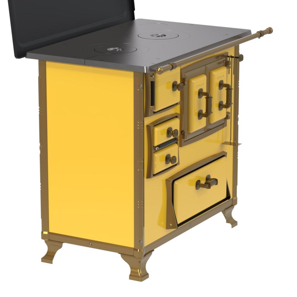 Fogao a Lenha Venax GII n 1 Renaissance Amarelo