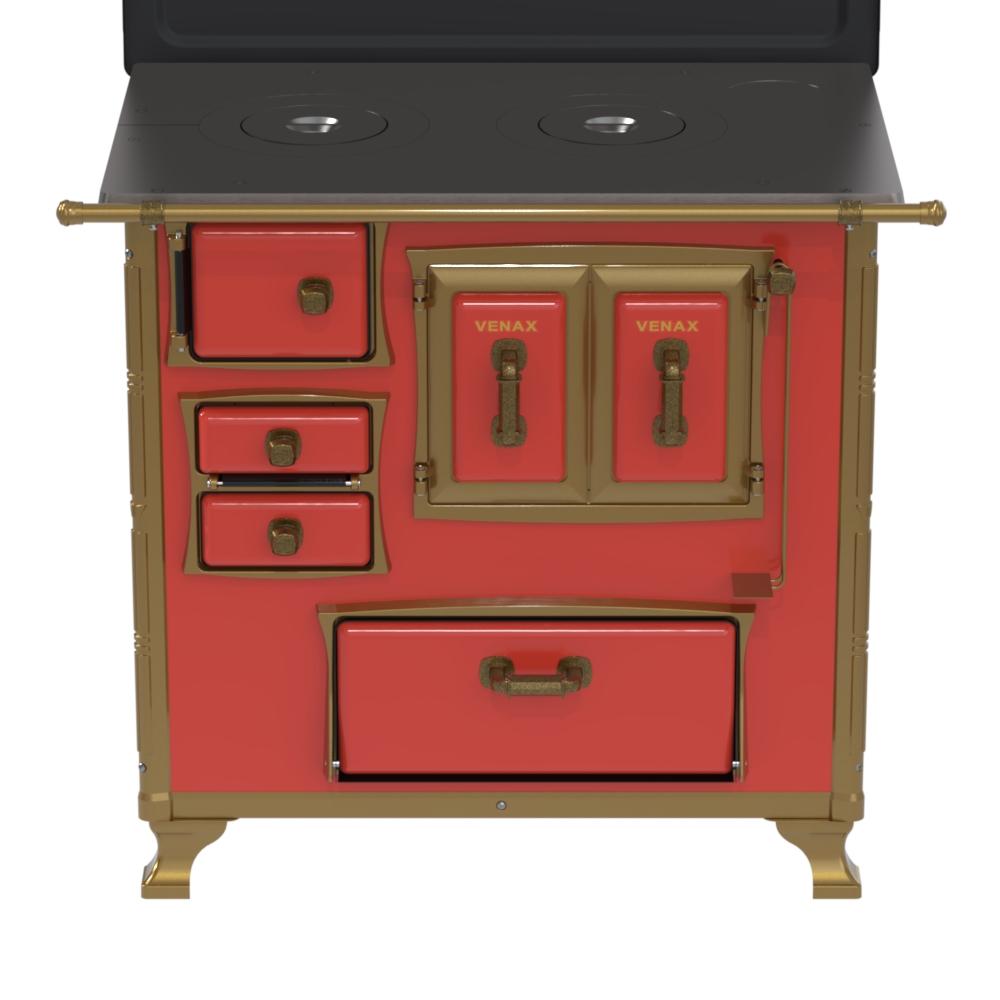 Fogao a Lenha Venax GII n 1 Renaissance Vermelho