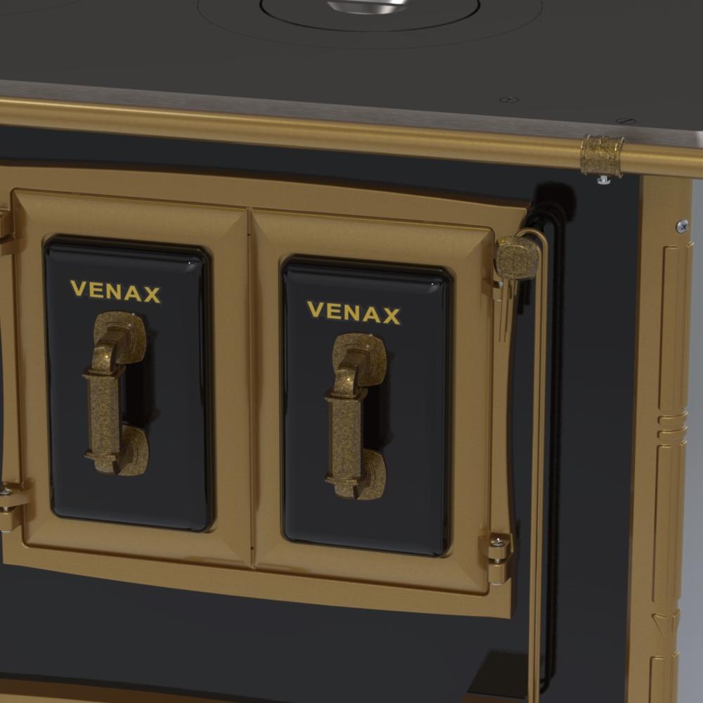 Fogao a Lenha Venax GII n 1 Renaissance Preto
