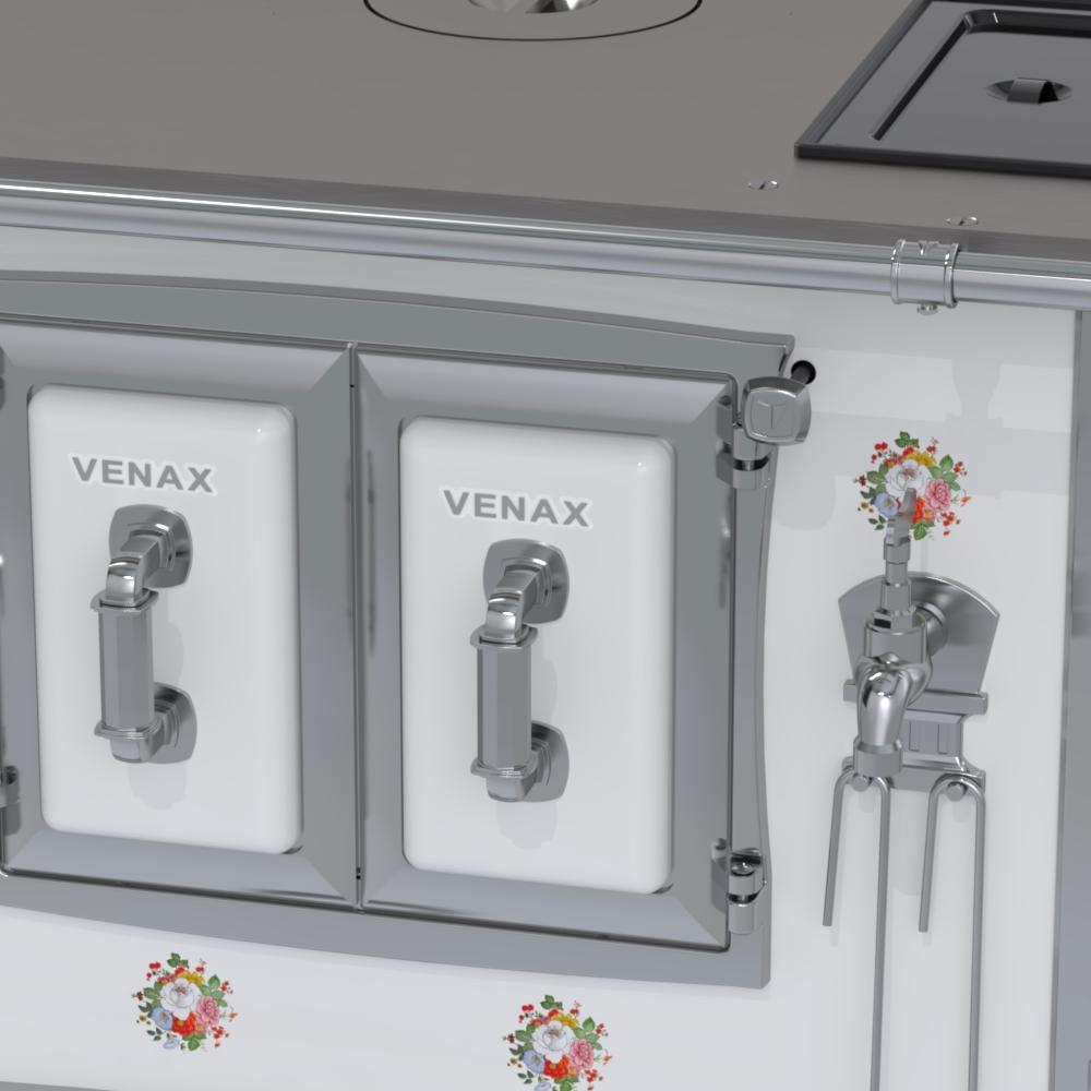 Fogao a Lenha Venax GII n 2 Sec XVIII Branco Buque Gab