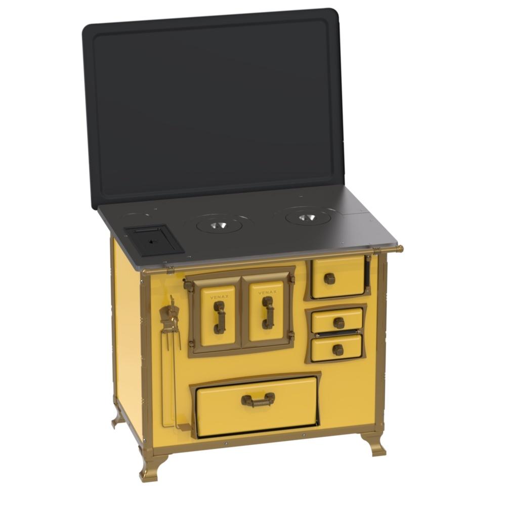 Fogao a Lenha Venax GII n 2 Renaissance Amarelo Cald