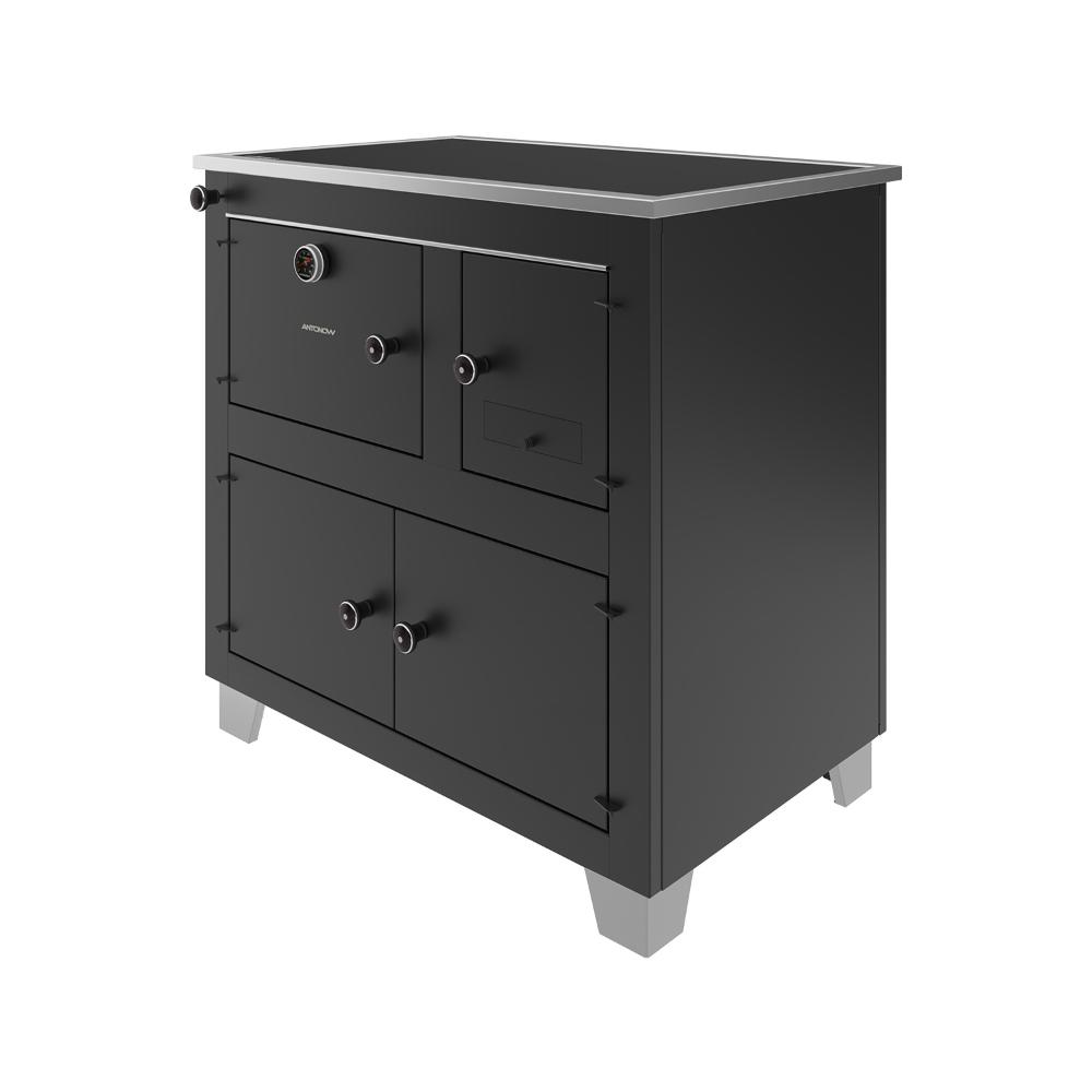 Fogao a Lenha Antonow Dakota 79 Preto