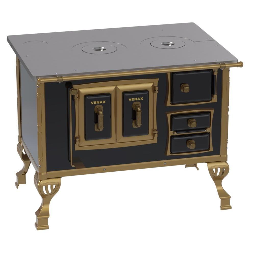 Fogao a Lenha Venax n 2 Colonial Preto