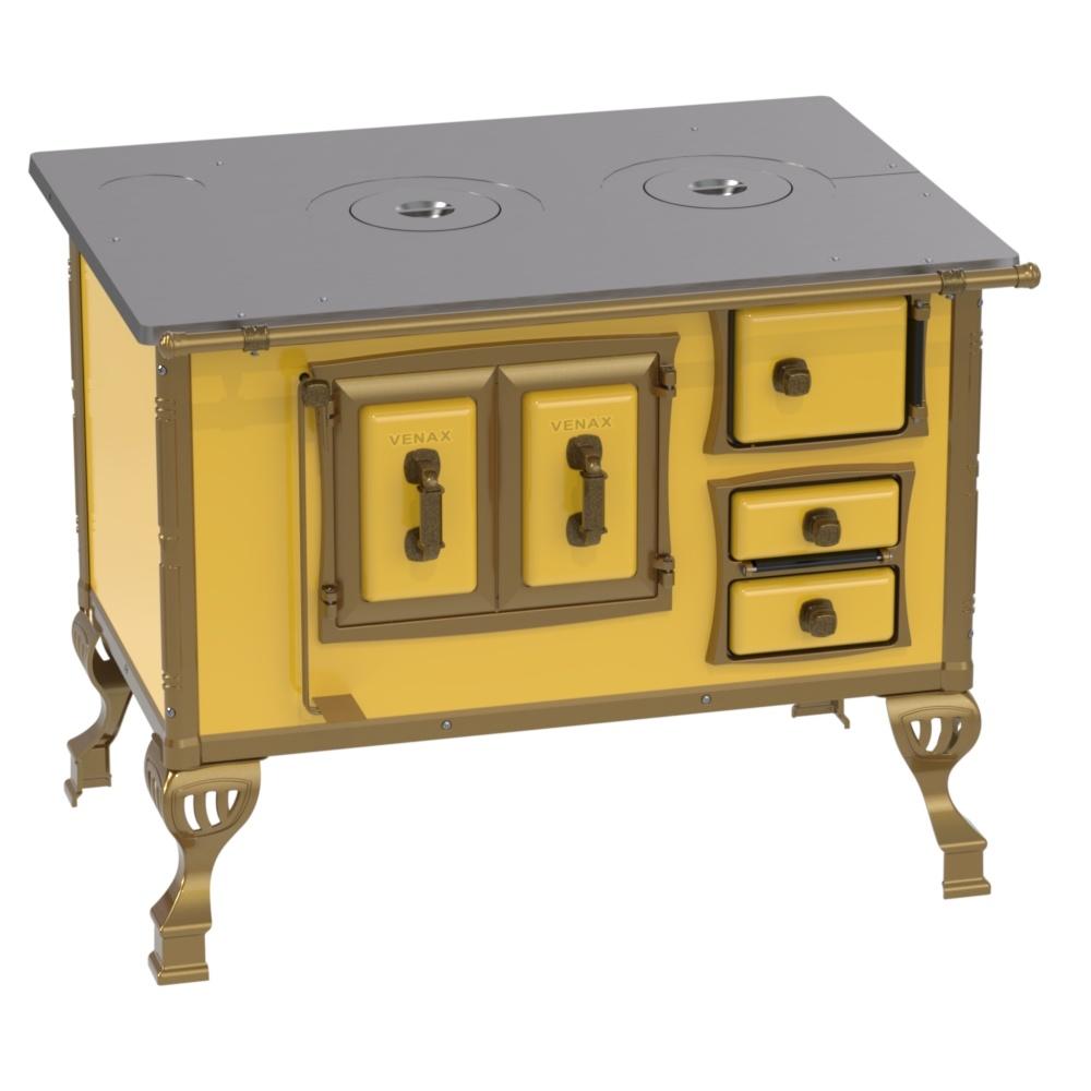 Fogao a Lenha Venax n 2 Colonial Amarelo
