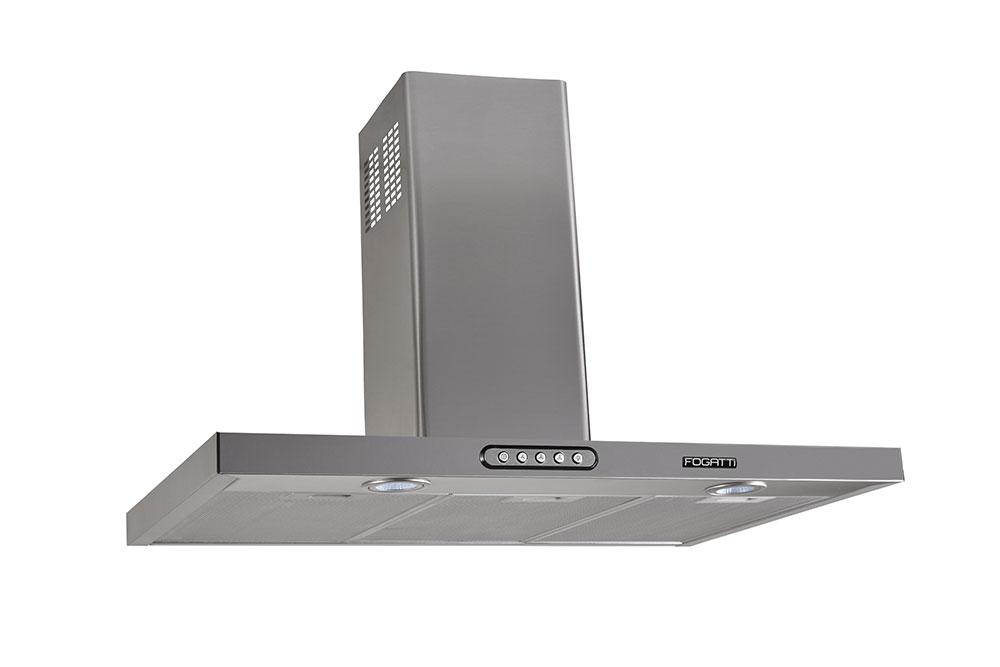 Coifa de Parede Fogatti 75cm Retangular Slim Inox