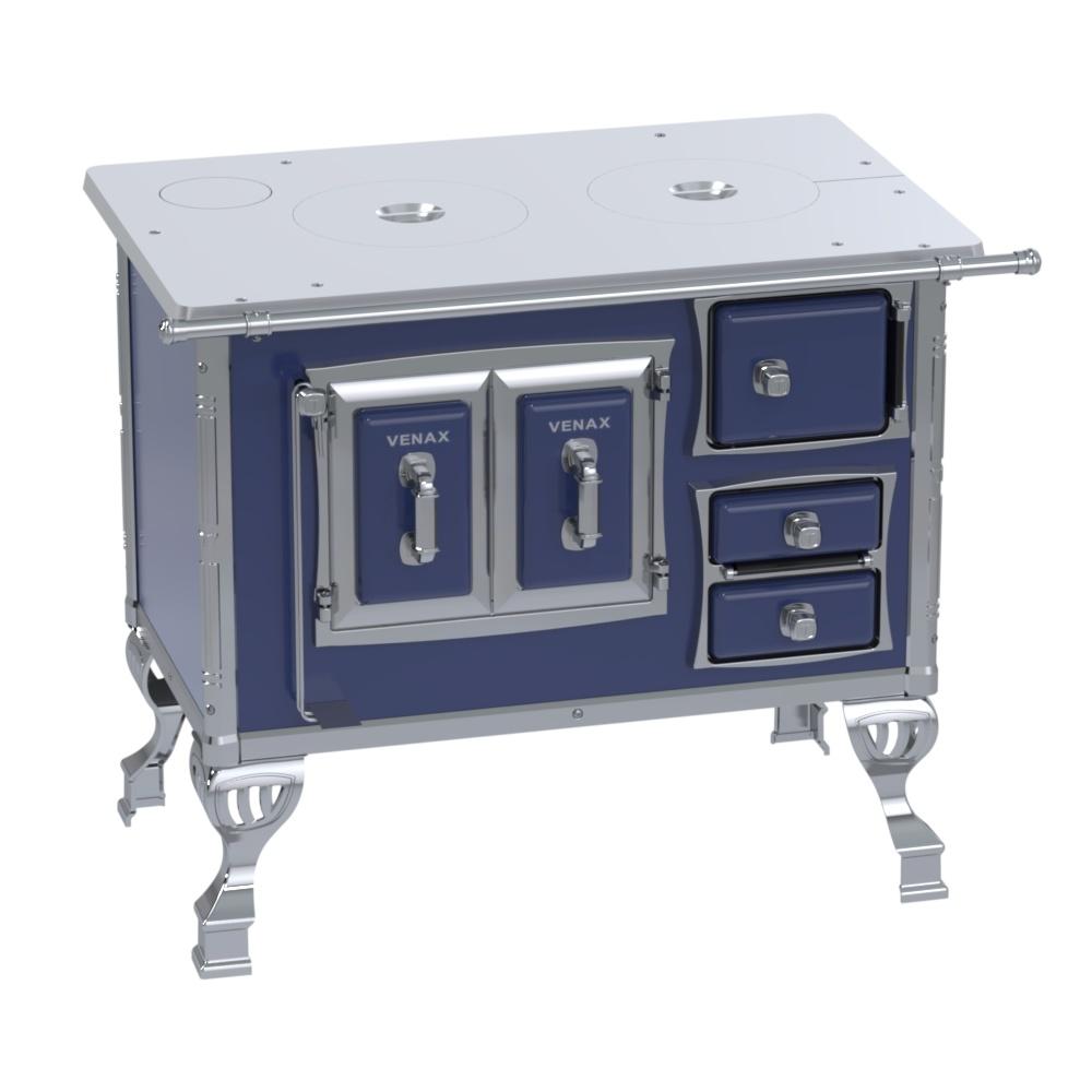 Fogao a Lenha Venax n 1 Sec XVIII Chapa de Aluminio Azul