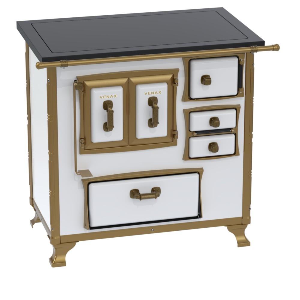 Fogao a Lenha Venax GII n 1 Renaissance Premium Branco